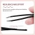 Import MAANGE Factory direct eyebrow tweezers makeup tool stainless steel eyebrow pliers comes with eyebrow comb from China