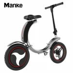 Manke 114 E Bike Electric Bicycle 450W Electric Road Bike 14 inch Electric Bike with Disc Brake and Electronic Brake on Hot Sale