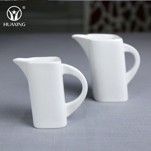 manufactory white ceramic sugar coffee creamer container from chaozhou