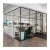 Import Manufacturer Aluminium frame full high partition wall single office cubicle with door from China