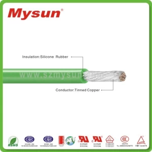 Manufacturing Cable Wire Electrical Awm 3135 Stranded Silicone Single Core Tinned Copper Wire 16 Gauge