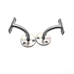 Marine Grade 2inch Small Handrail Bracket Satin Polish For Stair Parts