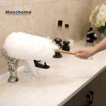 Masthome China Wholesale Long Bamboo Handle Microfiber Flexible Duster