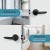 Import Matte Black Privacy Door Handle Bathroom Keyless Door Lever Reversible from China