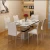 Import MDF Board Surface Small Size 4 Seats Table Dining Room Furniture Home Furniture Wooden Modern Furniture PANEL,PANEL Marble,glass from China