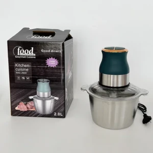 Meat grinder small commercial glass multi-functional meat grinder kitchen auxiliary food stranding cooking machine