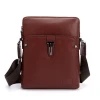 Men&#39;s Genuine Leather Cowhide Vintage Messenger Bag Shoulder Bag Crossbody Bag