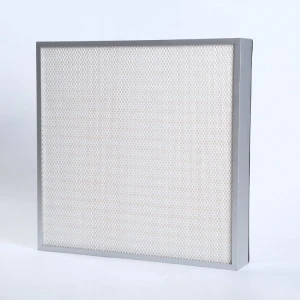MERV 18 19 H13 14 99.999% mini pleat hepa air filter for clean room