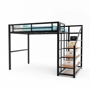 Metal Bed save space China folding loft bunk bed for adult domiroty