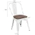 Import Metal Chairs Style Stackable Dining Stools Indoor Outdoor Restaurant Cafe Industrial Design from China