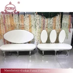Metal legs stainless steel luxury 3 seater pu leather hotel sofa