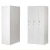 Import metal plate storage cabinet steel swimming pool locker with three doors plain clothing store cabinet from China