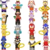 Metal  Super Sonic Mini Action Figures Blocks Toys For Kids bricks toys playmobil WM6086 WM6087 WM6043
