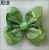 Import metallic hair bows glitter girl hair boutique clips from China