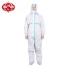 Microporous Safety chemical protective suit Disposable Coverall Disposable Nonwoven Coverall