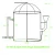 Import Mini size DIY kit portable assembly recycling kitchen food waste cow dung small fermentation system home use biogas plant from China