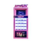 Mini Touch Screen Vending Machines With Advertising Display & Buy Mode Coin Operated Claw Lipstick Cosmetic Vending Machine