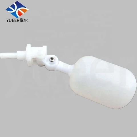 Miniature plastic floating ball valve 1/4 Inch DN08 Thread for small water tank,water dispenser, water purifier