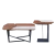 Import Minimalist solid wood irregular tea table table and chair combination living room household small tea table from China