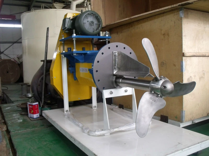 Mixing and storage use paper pulp agitator