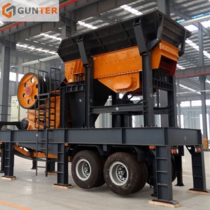 Mobile Cobble Stone Jaw Crusher