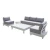 Import Modern contract  Patio outdoor garden  sofa sets  for hotel restaurant deck furniture from China