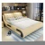 Import Modern Design Home Hotel Luxury Soft Genuine Leather King Size Modern Bed Furniture from China