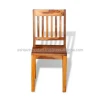 modern design  restaurant high  design sheesham wood chair with honey finish  dining chair