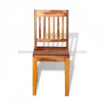 modern design  restaurant high  design sheesham wood chair with honey finish  dining chair