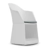 Modern Functional Writing Pad Study Training Center Chair With Table Attached