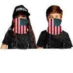 Modern latest fashion child kid cute cartoon animal flag low moq motorcycle neck gaiter face cover with various design