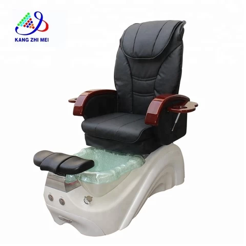Modern Luxury Beauty Nail Salon Professional Electrical Discharge Pump Pipeless Whirlpool System Foot Spa Massage Pedicure Chair
