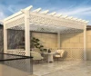 Modern outdoor waterproof aluminum louver pergola arches arbours pergolas for garden outdoor