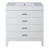 Modern Style and  4 drawers the first-class  Material  bathroom furniture with sink
