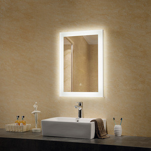 Modern White Bath Mirrors Hall Mirror With Shelf