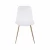 Import Modern white plastic chair from China