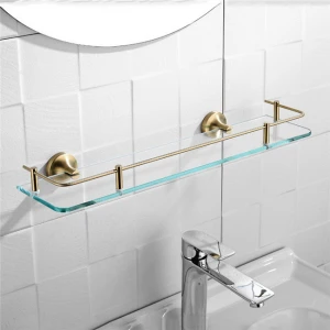 Morden Customized Logo Stainless Steel Bathroom Bathroom Shelves Glass Shelf Shelves For Towels