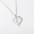 Import Mothers Day Necklace Mother and Child Heart Necklace Luxury Zircon 925 Sterling Silver Heart Pendant Necklace from China