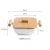Import Multi Colors Soup Bowls With Lid Japanese Style Ceramic Salad Bowl With Lid Porcelain Snacks Bowl from China