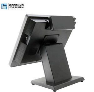 Multi-Function 15 Inch Capacitive Touch Screen Pos System with VFD Customer Display