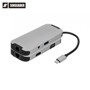 Multi Ports USB Type C Combo Hub for USB Type C equipped Computers