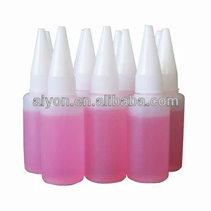 Nail glue pink color,waterproof nail glue