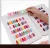 Import nail salon polish showcase display color chart book nail color chart display from China