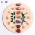 Import Natural 7 Chakra Stones Set Crystal Collection Gravels Stone Round Small Wood Plate Quartz Gems Gift Decor from China