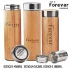 Natural Bamboo Stainless Steel Vacuum flask china Insulated Bottles Wholesale termos bamboo
