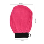Natural Bath Body Scrubber Glove Viscose Exfoliating  Mitt