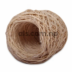 Natural Hemp Cord - Handmade in Nepal - Organic Yarn, Strong Cord and Twined, Handspun Thick Rope Roving for DIY Craft Home Gard