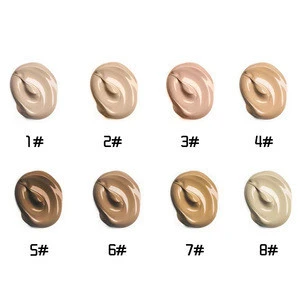 natural private label long lasting liquid foundation with 8color liquid foundation