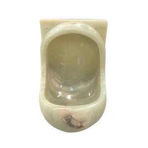 Natural Stone Green Onyx Urinal For Male