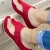 Import New arrival flip flops wholesale platform slippers beach slippers for women wedge shoes from China